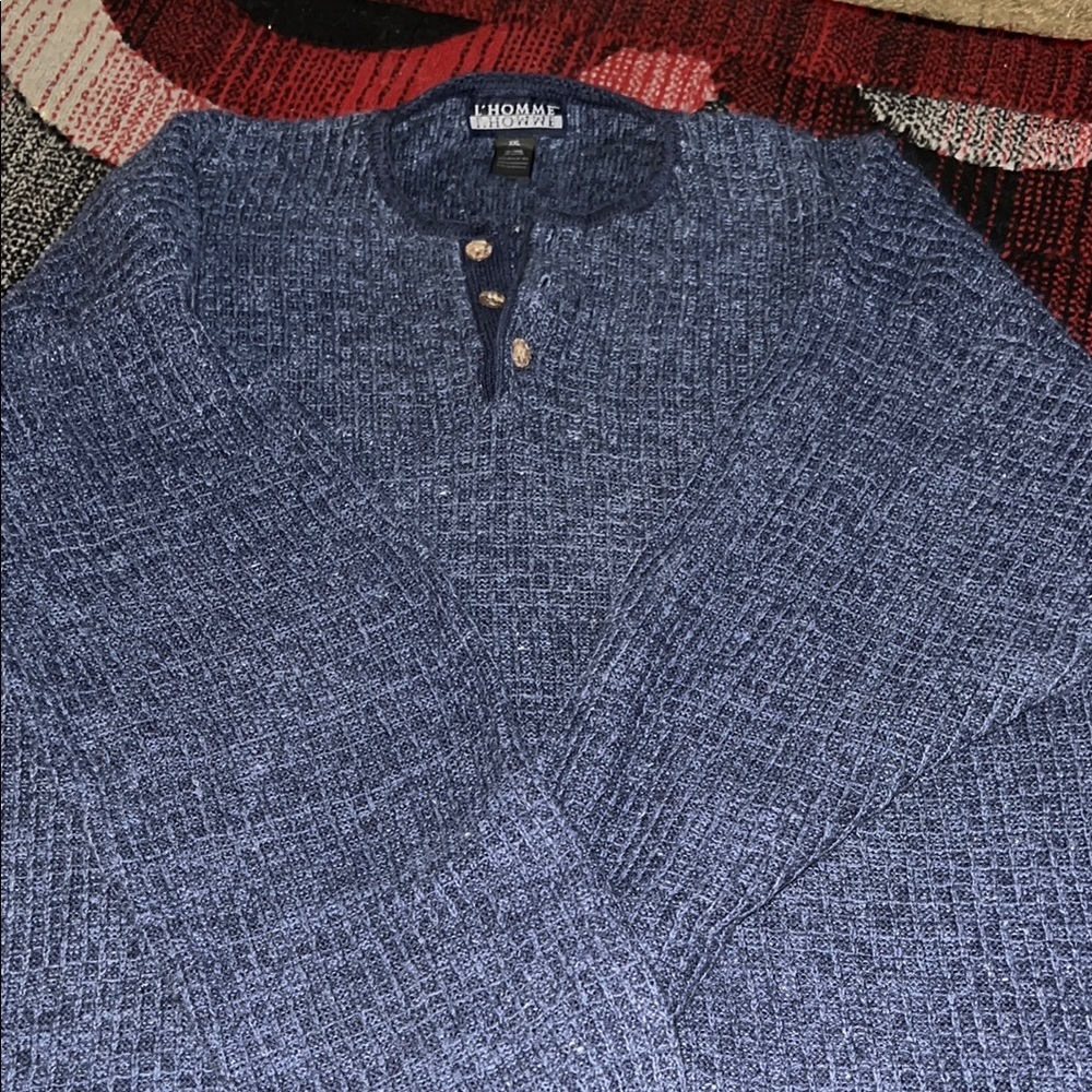 Men's Blue Sweater